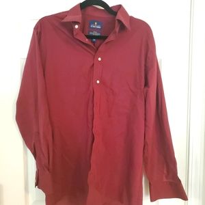 Stafford Men's Button Up Red